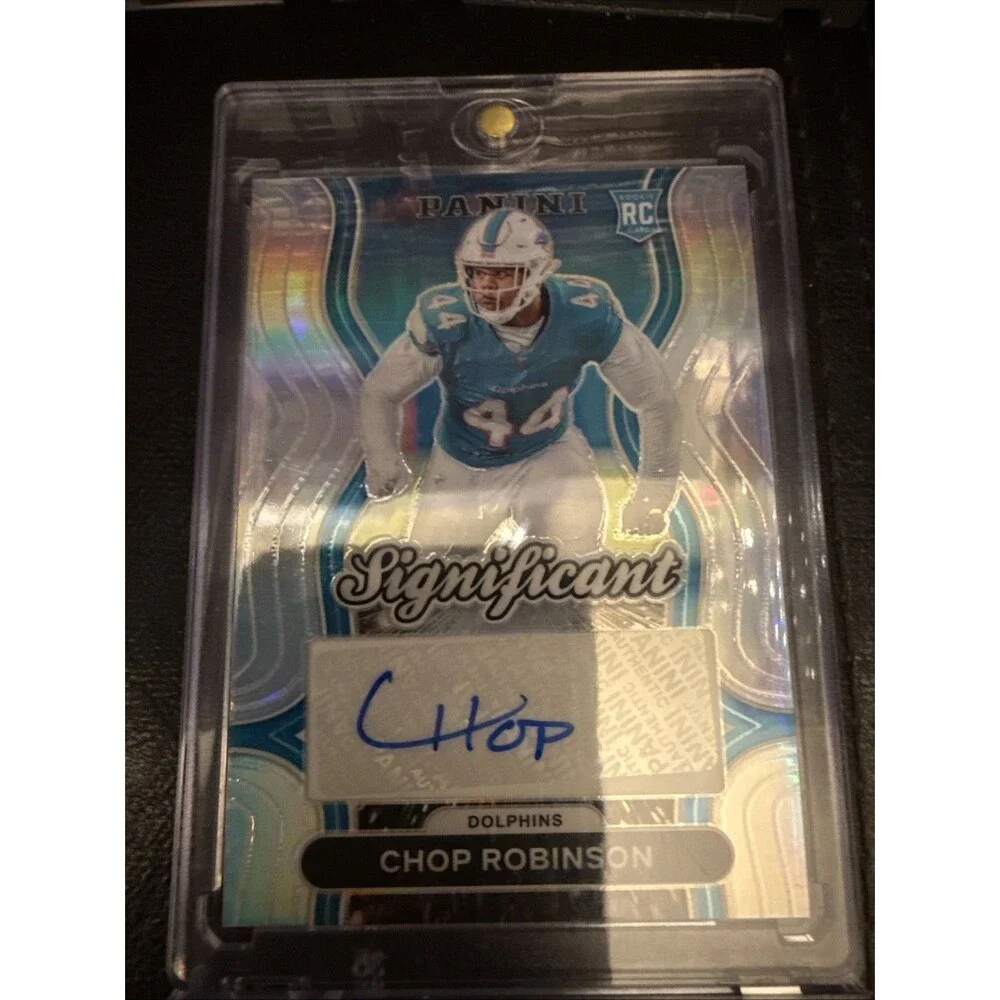 2024 Panini Prizm Chop Robinson Rookie Significant Signatures Auto Silver Prizm